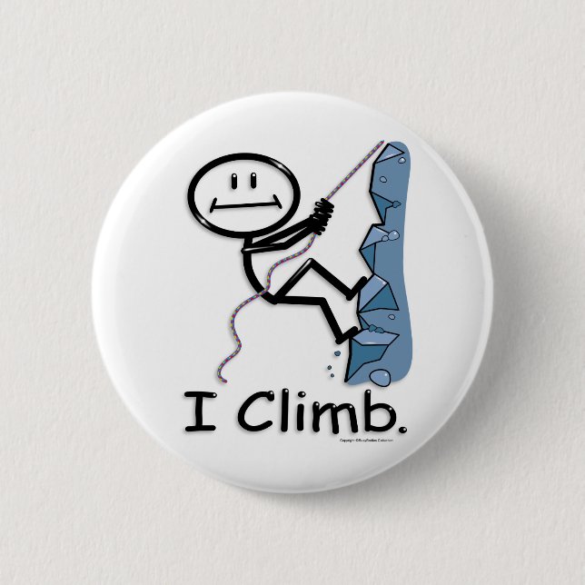 Chapa Redonda De 5 Cm Escalada (Anverso)