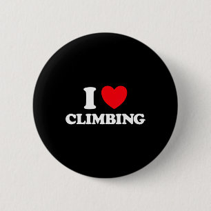 Chapa Redonda De 5 Cm Escalada Corazón Escalador de Roca Pasatiempo Pare