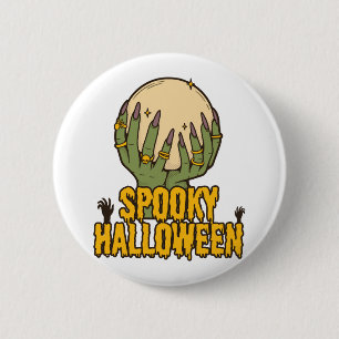 Chapa Redonda De 5 Cm Escandalosa camiseta de Halloween