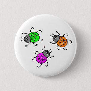 Chapa Redonda De 5 Cm escarabajos