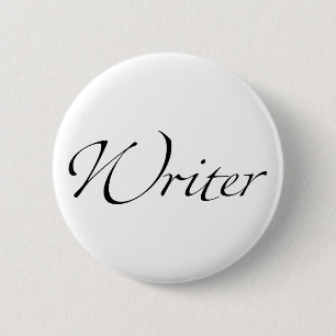 Chapa Redonda De 5 Cm Escritor