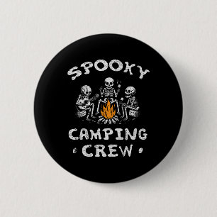 Chapa Redonda De 5 Cm Escrúpulos de camping Halloween Camping Cam