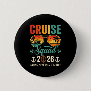 Chapa Redonda De 5 Cm escuadra de crucero vacaciones de verano 2026 fami