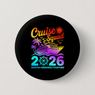 Chapa Redonda De 5 Cm escuadra de crucero vacaciones de verano 2026 fami