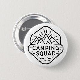 Chapa Redonda De 5 Cm Escuadrón de acampada haciendo corresponder al cam