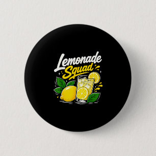 Chapa Redonda De 5 Cm escuadrón de limonada verano limón bebida amante t