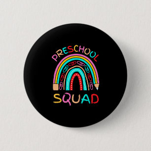 Chapa Redonda De 5 Cm escuadrón preescolar hombres lindo retro regreso a