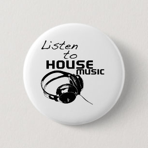 Chapa Redonda De 5 Cm Escuchar música de casa