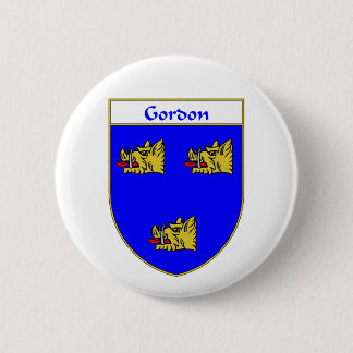 Chapa Redonda De 5 Cm Escudo de armas de Gordon/escudo de la familia