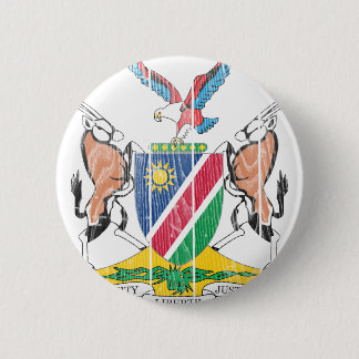 Chapa Redonda De 5 Cm Escudo de armas de Namibia