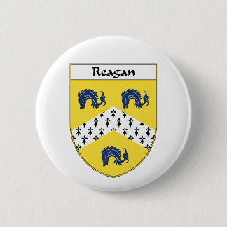 Chapa Redonda De 5 Cm Escudo de armas de Reagan/escudo de la familia