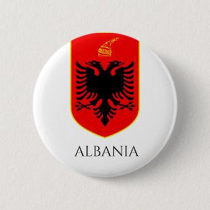 Chapa Redonda De 5 Cm Escudo de Armas Nacional Patrimonio Artístico Alba