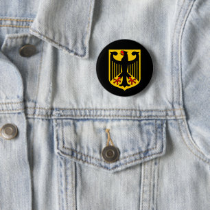 Chapa Redonda De 5 Cm escudo de armas símbolo emblema águila de Alemania