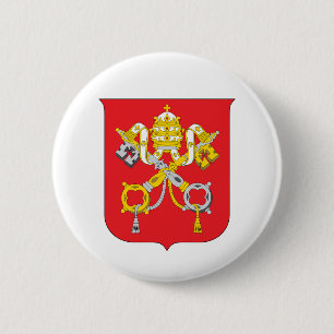 Chapa Redonda De 5 Cm escudo de armas símbolo emblema bandera país Vatic