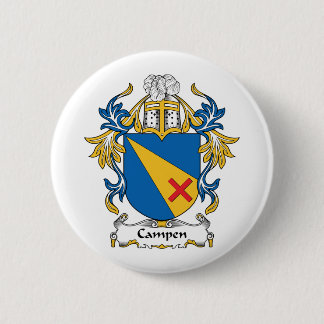 Chapa Redonda De 5 Cm Escudo de la familia de Campen