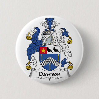Chapa Redonda De 5 Cm Escudo de la familia de Dawson