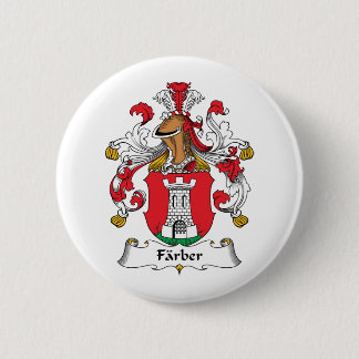 Chapa Redonda De 5 Cm Escudo de la familia de Farber