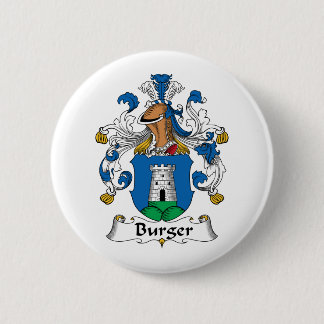 Chapa Redonda De 5 Cm Escudo de la familia de la hamburguesa