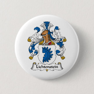 Chapa Redonda De 5 Cm Escudo de la familia de Lichtenstein