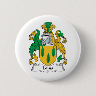 Chapa Redonda De 5 Cm Escudo de la familia de Louis