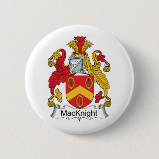 Chapa Redonda De 5 Cm Escudo de la familia de MacKnight
