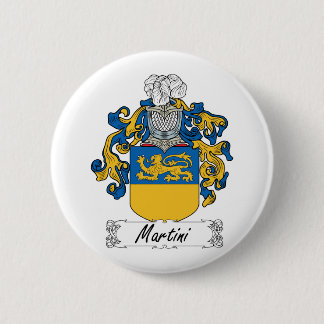 Chapa Redonda De 5 Cm Escudo de la familia de Martini