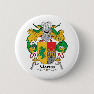 Chapa Redonda De 5 Cm Escudo de la familia de Martos