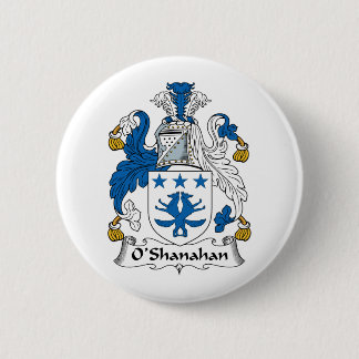 Chapa Redonda De 5 Cm Escudo de la familia de O'Shanahan