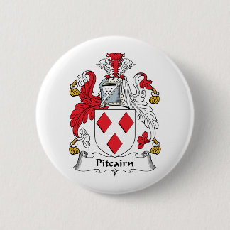 Chapa Redonda De 5 Cm Escudo de la familia de Pitcairn