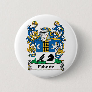 Chapa Redonda De 5 Cm Escudo de la familia de Polunin