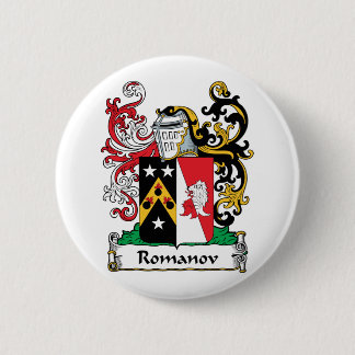 Chapa Redonda De 5 Cm Escudo de la familia de Romanov