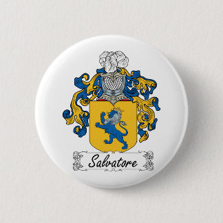Chapa Redonda De 5 Cm Escudo de la familia de Salvador