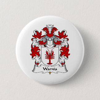 Chapa Redonda De 5 Cm Escudo de la familia de Warnia
