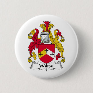 Chapa Redonda De 5 Cm Escudo de la familia de Wilton