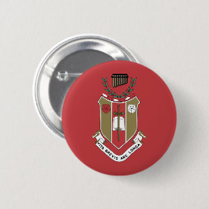 Chapa Redonda De 5 Cm Escudo de la Fraternidad Musical Sigma Alpha Iota