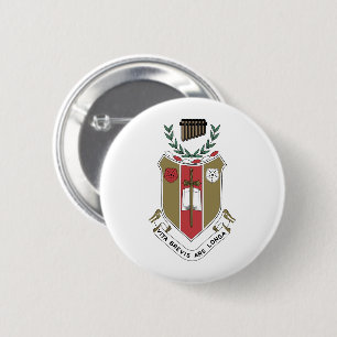 Chapa Redonda De 5 Cm Escudo de la Fraternidad Musical Sigma Alpha Iota