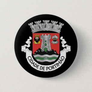 Chapa Redonda De 5 Cm Escudo de Portimão, PORTUGAL