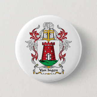 Chapa Redonda De 5 Cm Escudo de Van Ingen Family