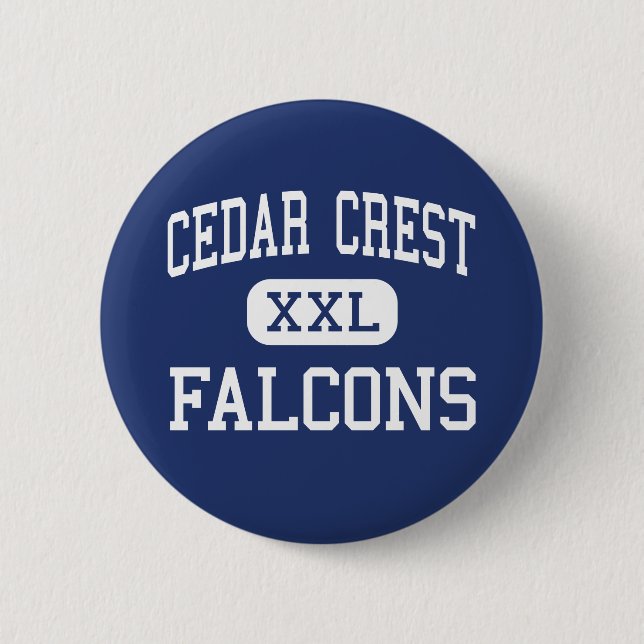 Chapa Redonda De 5 Cm Escudo del cedro - Falcons - alto - Líbano (Anverso)
