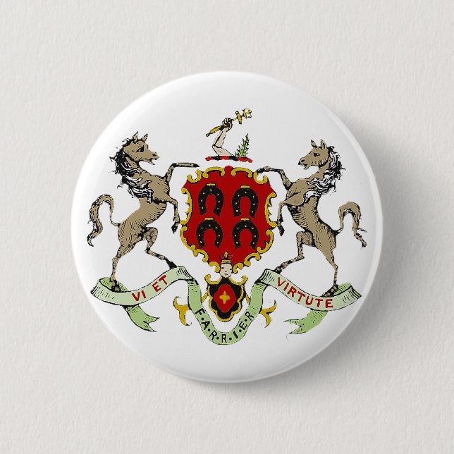 CHAPA REDONDA DE 5 CM ESCUDO DEL HERRADOR (Anverso)