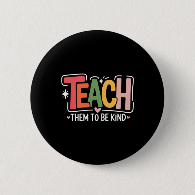 Chapa Redonda De 5 Cm Escuela de Profesora Linda (Anverso)