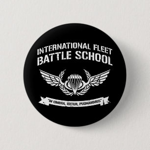 Chapa Redonda De 5 Cm Escuela internacional Ender de la batalla de la
