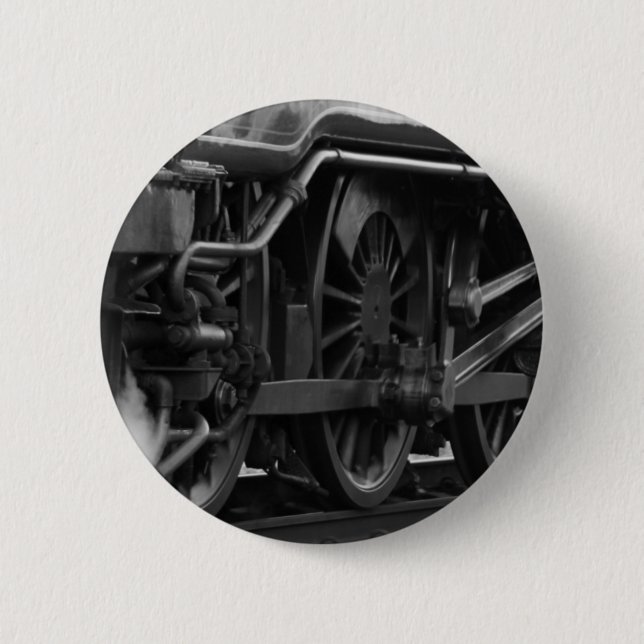 Chapa Redonda De 5 Cm Escuela mecánica de locomotoras (Anverso)