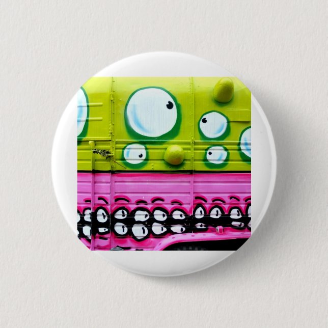 Chapa Redonda De 5 Cm Ese daña mis ojos (Anverso)