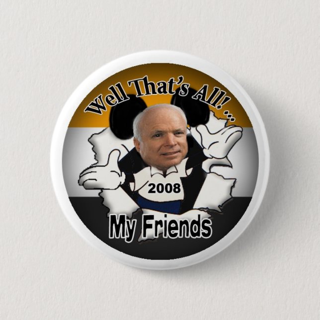 Chapa Redonda De 5 Cm Ése es todos mis amigos (Anverso)