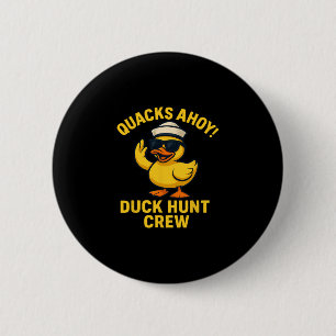Chapa Redonda De 5 Cm Esencial búsqueda crucero tripulación Duck Hunt Cr