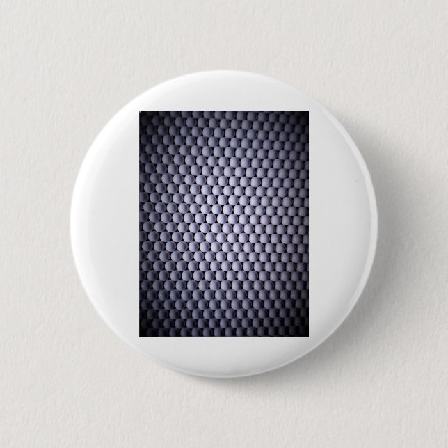 Chapa Redonda De 5 Cm Esferas blancas (Anverso)