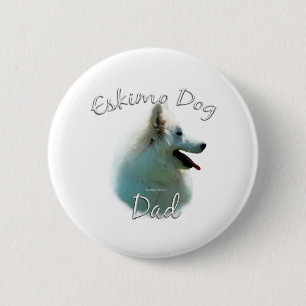 Chapa Redonda De 5 Cm Eskimo Dog Dad 2