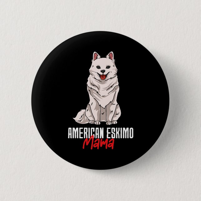 Chapa Redonda De 5 Cm Eskimo Mama (Anverso)