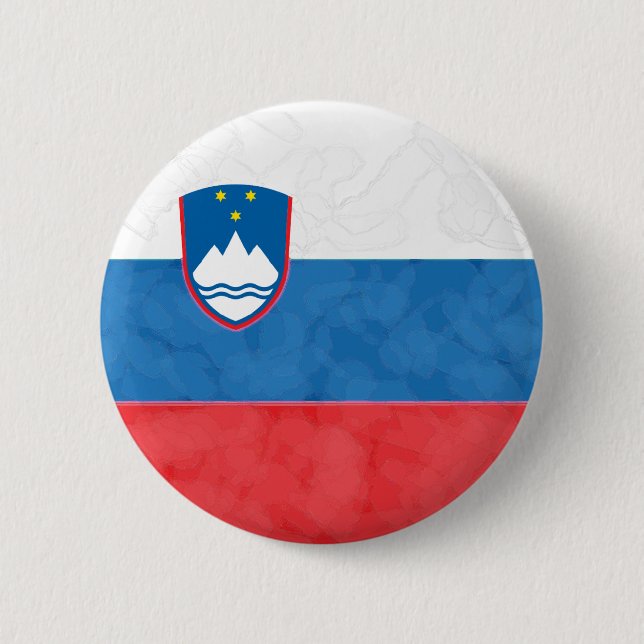 Chapa Redonda De 5 Cm Eslovenia (Anverso)